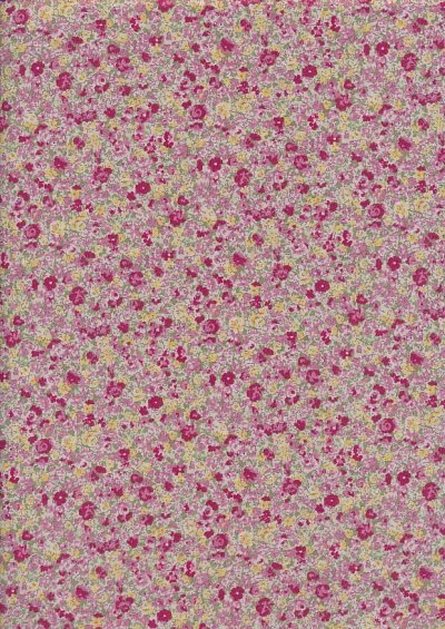 Sevenberry Japanese Ditsy Floral - Country Garden Pinks