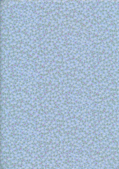 Sevenberry Japanese Ditsy Floral - Ditsy Daisy Blue