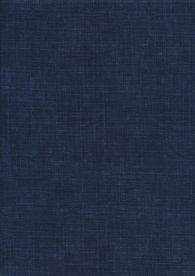 Sevenberry Japanese Linen Look Cotton - Plain Navy Blue