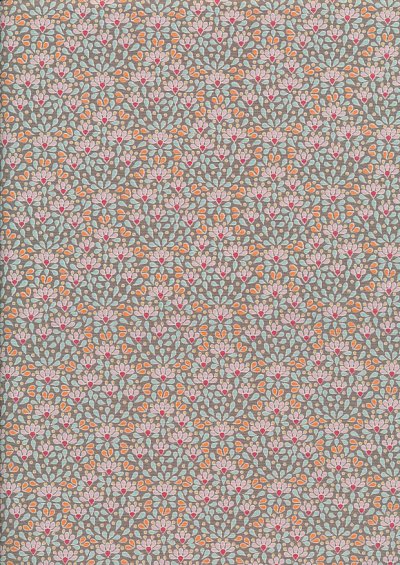 Tilda Fabrics - Cotton Beach 100327 Sea Anemone Grey