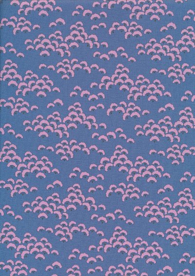 Tilda Fabrics - Bloomsville Cottonbloom Blueberry 100510