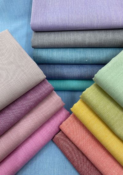 Tilda Fabrics - Chambray 15 x Fat 1/4 Pack