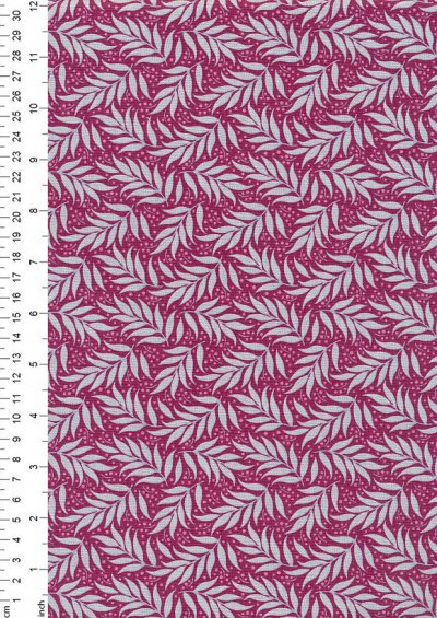 Tilda Fabrics -  Berry Leaf Plum