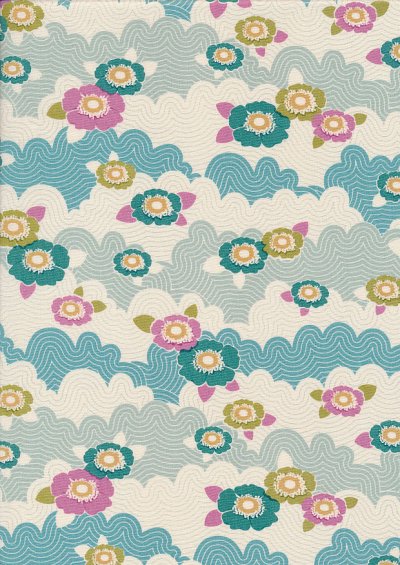 Tilda Fabrics - Lazy Days Frances Teal