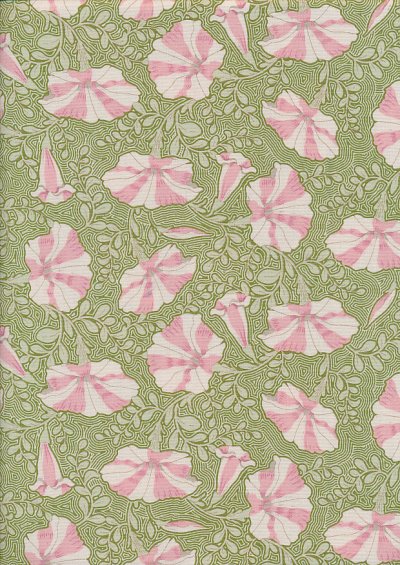 Tilda Fabrics - Gardenlife Green Petunia 100313
