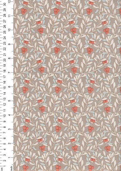 Tilda Fabrics - Maple Farm Cherry Bush Sand 100266