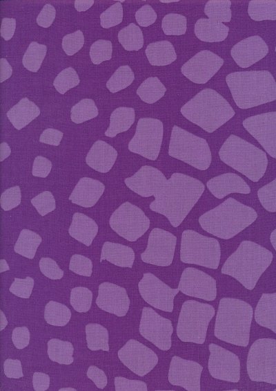 Cotton Lawn - Stones Purple