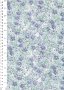 Pima Cotton Lawn - Turquoise Floral Decrotif