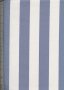 Canvas Cotton Stripe - Cream & Blue