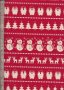 John Louden Scandi Christmas - Cream On Red H