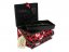 Medium Sewing Box - Black and White Scotties on Red GB1170