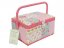 Medium Sewing Box -Pink Patchwork MRM/14