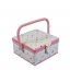 Small Sewing Box - Cream With Ladybirds & Dots GB1094
