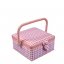 Small Sewing Box - Pink Gingham GB1070
