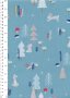 Andover Fabrics Forest Talk By Cathy Nordstrom - Forest Talk Blue A8485-B