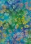 Fabric Freedom Bali Batik Stamp - Turquoise 165/H