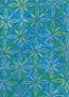 Fabric Freedom Bali Batik Stamp - Turquoise 177/A