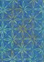 Fabric Freedom Bali Batik Stamp - Blue 177/I