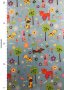 Chatham Glyn - Blackout Curtain Fabric Dogs Blue