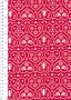 Craft Cotton Co - Christmas Scandi Hearts Red