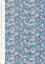 Craft Cotton Floral Sketch - Blossom Navy On White