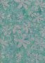 Doughty's Exclusive Bali Batik - Pressed Flowers Grey On Turquoise