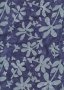 Doughty's Exclusive Bali Batik - Pressed Flowers Grey On Blue