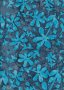 Doughty's Exclusive Bali Batik - Pressed Flowers Turquoise On Blue