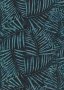 Doughty's Exclusive Bali Batik - Palm Leaves Turquoise On Blue