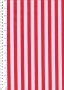 Poly/Cotton - Large Stripe Red White