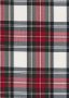 Tartan - Red and White