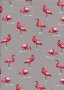 JLC Linen Mix - Flamingos Grey JLL0005