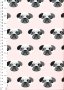 Poly Cotton Pugs Pale Pink