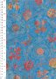 Fabric Freedom Bali Batik Stamp - BK 414/A Turquoise