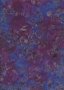 Fabric Freedom Bali Batik Stamp - BK 402/A Purple