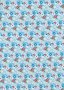 Fabric Freedom In Bloom - FF14-6 Light Blue