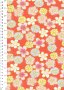 Fabric Freedom - Oriental Floral Gilded Posy Hot Pink