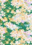 Fabric Freedom - Oriental Floral Gilded Cherry Blossom Dark Teal
