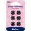 Snap Fasteners: Sew-on: Black: 13mm: Pack of 6