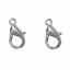 Deluxe: Medium Trigger Clasp: Silver Plated: Pack of 2