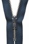 Metal Trouser Zip: 18cm: Dark Navy