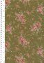 Lecien Japanese Fabric - Vintage Rose 20800-118 GREEN