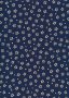 Sevenberry Japanese Fabric - Small Pressed Flowers & Leaves Navy