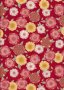 Authentic Gilded Japanese -Floral Red