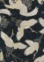 Sevenberry Japanese Fabric - Kimono Print HIRODAI Black 61610 Col 104