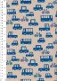 Sevenberry Japanese Fabric - Cotton Linen Mix Traffic Jam Blue