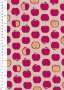 Sevenberry Japanese Fabric - Cotton Linen Mix Happy Apples Pink
