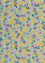 Sevenberry Japanese Fabric - Printed Twill Cottage Garden Turquoise