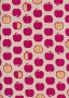Sevenberry Japanese Fabric - Cotton Linen Mix Happy Apples Pink
