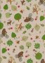 Sevenberry Japanese Fabric - Cotton Linen Mix Woodland Trail Brown, Green